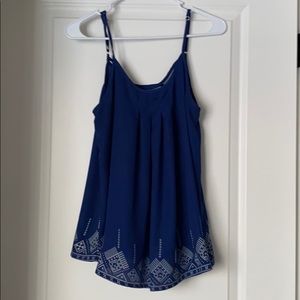 Blue tank top